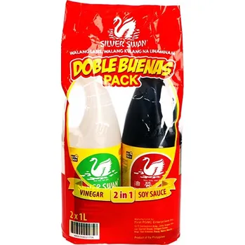 Omáčka Sojová omáčka a ocet 2 v 1 (2 x 1l) 2 l - Silver Swan