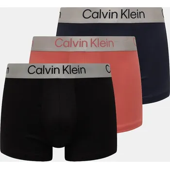 Pánská móda Boxerky Calvin Klein Underwear 3-pack LV00NB4269 oranžová 32X, vel. M