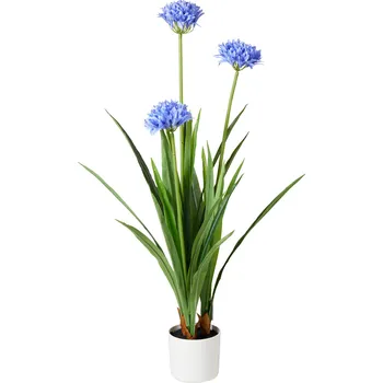 umělá květina Botanical Decoration Velká umělá květina v květináči Agapanthus, 70 x 120 cm