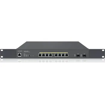 Switch EnGenius ECS2510FP síťový přepínač Řízený L2+ 2.5G Ethernet (100/1000/2500) Podpora napájení po Ethernetu (PoE) Černá