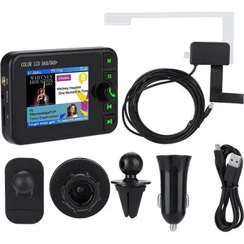 Autoanténa DAB přijímač / Bluetooth HF + přehrávač / micro SD / FM modulátor