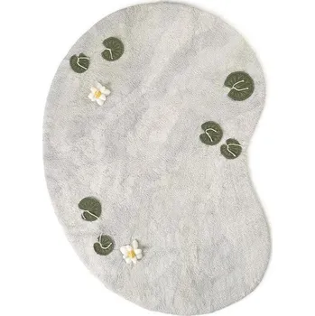 Koberec Světle šedý bavlněný dětský hrací koberec 130x170 cm Swan Lake – Lorena Canals ID_1829076