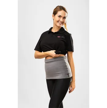 VFstyle Hřejivý ledvinový pás Premium, šedý Velikost: S