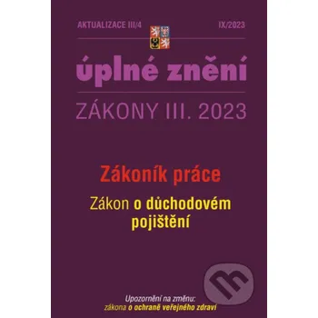 Aktualizace III/4 - Zákoník práce - Poradce s.r.o. Poradce s.r.o.