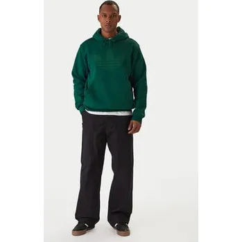 Pánská mikina adidas Mikina Monogram Infill KD0403 Zelená Regular Fit XXL