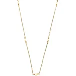 Zlatý náhrdelník s perličkami Au 585/1000 hmotnost 1,26g