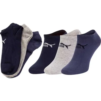 Pánské ponožky PUMA PONOŽKY ŤAPKY 3 PÁRY BLUE/GRAY/NAVY 887497 08 Velikost: 39-42