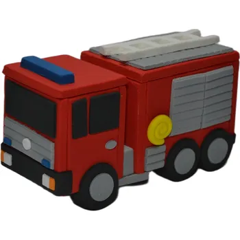 autíčko Hasičské auto nejedlá cukrová dekorace 14x8x6cm - Gricko Ivanjica