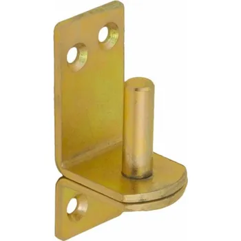 Tesařské kování Upevňovací díl pro bránu Domax 614201/830601, žlutý