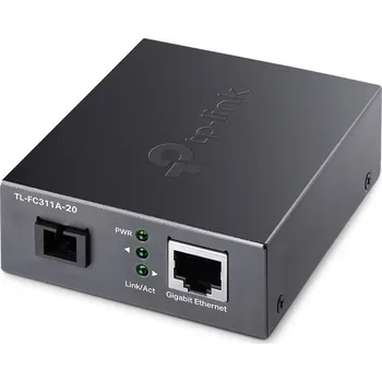 Počítač TP-Link FC311A-20 (TL-FC311A-20) 10/100/1000 Mbps RJ45 to 1000 Mbps Single-mode SC WDM Bi-Directional Fiber Converter