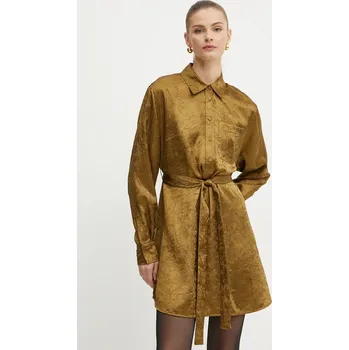 Dámské oblečení Šaty Pinko 104424.A285 zlatá GLD, vel. 38
