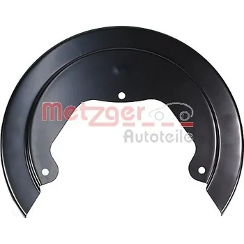 Brzdový kotouč Ochranný plech proti rozstřikování, brzdový kotouč METZGER 6115502