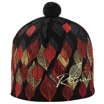 Čepice Rituall čepice Stelvio LÍSTKY černá/oranžová L