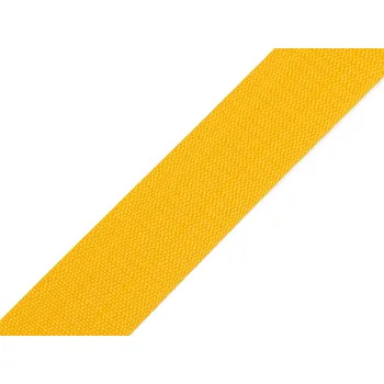 Popruh polypropylenový šíře 30 mm tloušťka 1 mm, střední, 10 žlutá
