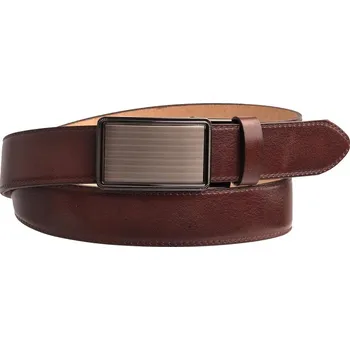 Módní doplněk Pánský kožený opasek s automatickou přezkou Penny Belts 35-020-A2-506 95 cm