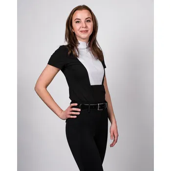 Dámské tričko FAGER Tričko závodní s krátkým rukávem Sanna Fager, černé S