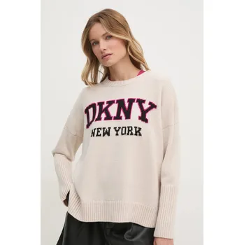 Dámský svetr Svetr Dkny DJ4R0362 béžová 01X, vel. S