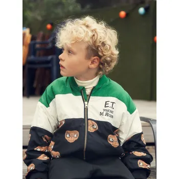 Chlapecká bunda Bunda bomber E.T. zelená Mini Rodini velikost: 104/110