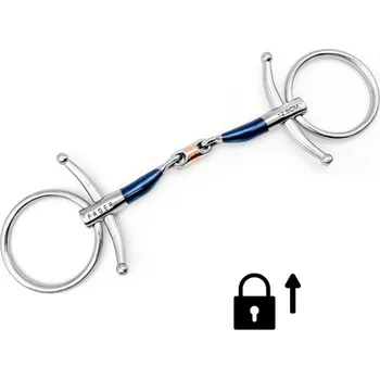 Udidlo pro koně Udidlo roubíkové dvakrát lomené Sweet Iron Mattias Fager 11,5 cm