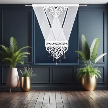 Fliying Dekorativní prolamovaný bílý panel 120x160 cm