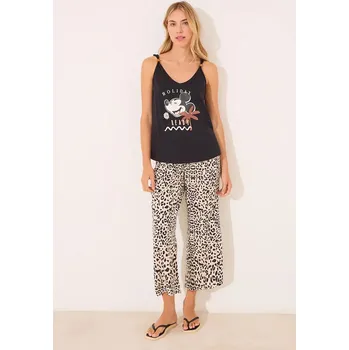 Dámské pyžamo Bavlněné pyžamo women'secret MICKEY 3139914 černá 99X, vel. L