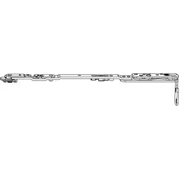 Okno MACO MM OS rameno nůžek POWER úspor.větrání 13V FT24 FFB 370-800 Tricoat-Evo pr.