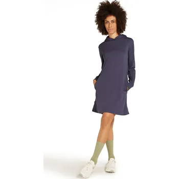 Dámská móda Dámské merino šaty ICEBREAKER Wmns Crush LS Dress, Graphite velikost: XS