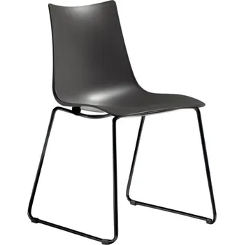Jídelní židle SCAB Plastová židle ZEBRA TECHNOPOLYMER sledge antracit 2618.81 VA