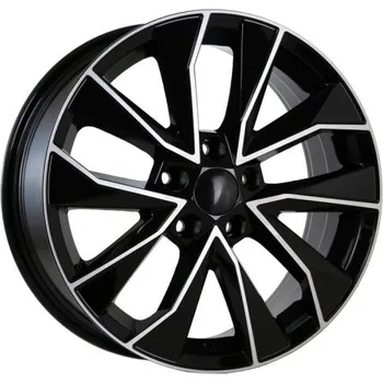 Alu kolo Alu kola AGT 17129, 17x7 5x112 ET46, černá + leštění