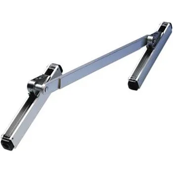 Okno GEZE OL95 sloupek-/rámový převod do 150 mm, hliník stříbrný eloxovaný