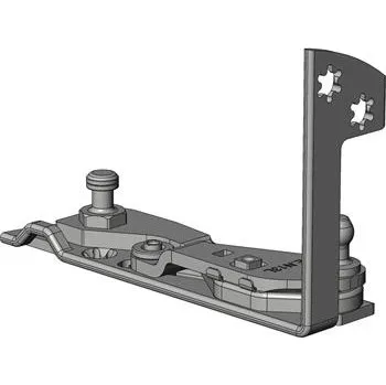 Okno WINKHAUS rohové ložisko SH.IF-N.24-13.LS, eurofalc 24 mm, 13V, stříbrné levé