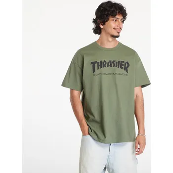Oblečení a móda Tričko Thrasher Skate Mag T-Shirt Army Green XXL