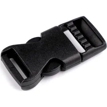 Spona trojzubec šíře 15 mm, malé, černá