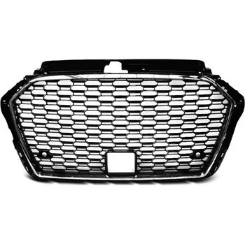 Nárazník Přední maska, Audi A3, 8V, 2017-2020, Chrome-Black (57.GRAU57)