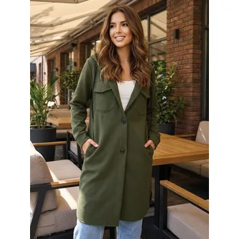 Dámská bunda Dámská přechodná olivová bunda, VELIKOST UNI ( S, M , L )