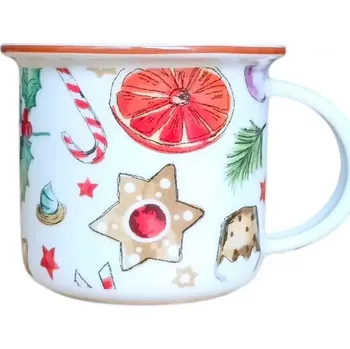 Hrnek Tina 0,10L vánoční dobroty Český porcelán Dubí