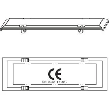Okno MACO Nástavec pro skříň převodovky CE-EN potisk stříbrná RAL 9022