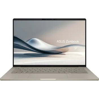 Notebook ASUS NTB Zenbook A14 (UX3407RA-OLED024X), X1E-78-100, 14" 1920 x 1200, 32GB, 1TB SSD, Adreno, W11 Pro, Beige