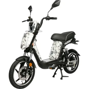 Elektromobilita Elektroskútr RACCEWAY® E-BABETA®, maskáč černo-bílý, bez baterie Bez Nabíječky - odpovídající Nabíječku mám Baterie Olověná-48V 12Ah, B + 4.900 Kč