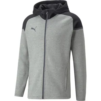 Pánská mikina Mikina s kapucí Puma teamCUP Casuals Hooded Jkt 657987-13 Velikost XL