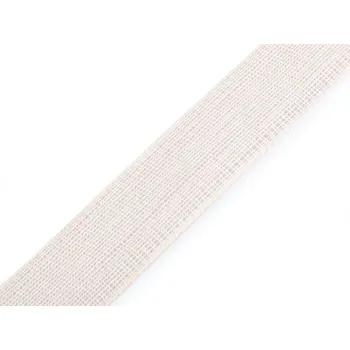 Bavlněná výztuž šíře 32 mm Varianta: režná světlá, Balení: 1 m