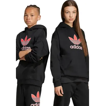 Chlapecká mikina Dětská mikina adidas Originals JV8650 černá 99X, vel. 128