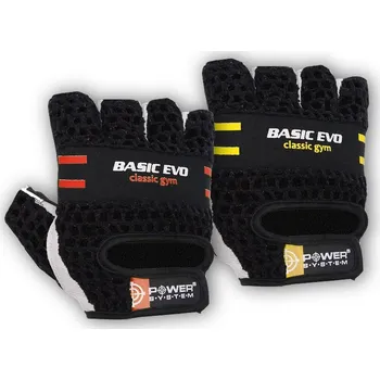 Fitness rukavice Power System PowerSystem rukavice BASIC EVO Varianta: yellow XL