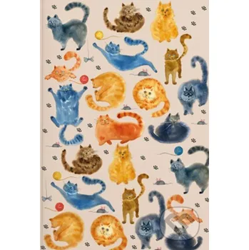 Doplněk ke knize Notes linkovaný A5 lamino Kočky - Baloušek Baloušek