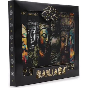 Vonná tyčinka AWM Vonné tyčinky Banjara Budha - Dárkové Balení 6 Vonných Vůní 1ks