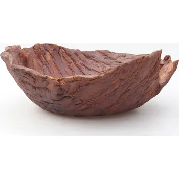 Květináč Keramická Skořápka 20 x 20 x 8 cm hnědá