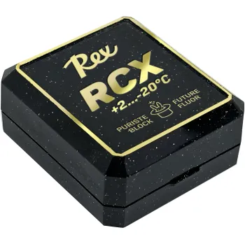 Lyžařský vosk REX 4100 RCX Fluor Block, +2°C až -20°C, 20g