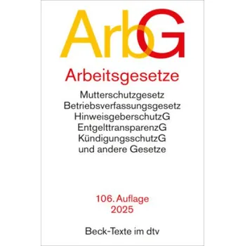 Arbeitsgesetze (Brožovaná)