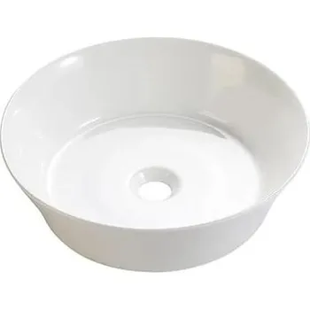 Umyvadlo Bathco 4087 - Umyvadlo na desku VOLTA pr. 42 cm porcelán/bílá