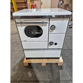 Krbová kamna Alfa Plam sporák ALFA 70 Favorit *ECO*B-L, bílý, levý_MÍRNĚ_POŠKOZENÝ (č.202)